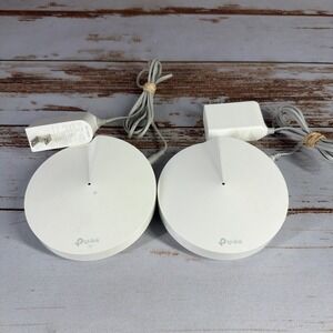 TP‑Link Deco M5 Mesh WiFi AC1300 Router 2‑Pack w/ Power Supplies – Used